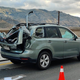 Image for article titled A Catastrophic Failure Caused A Tractor-Trailer Wheel To Slam Into This Subaru